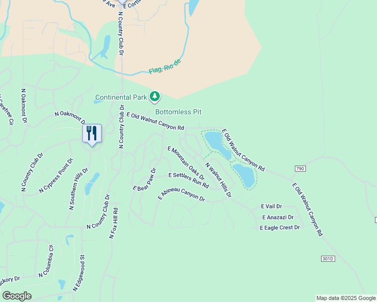 map of restaurants, bars, coffee shops, grocery stores, and more near 6081 East Laurel Loop in Flagstaff