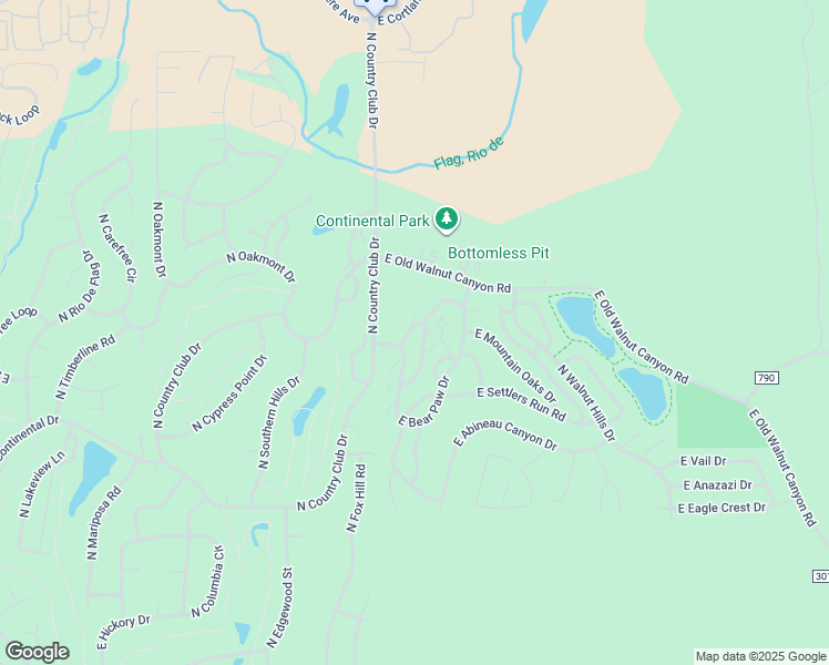 map of restaurants, bars, coffee shops, grocery stores, and more near 2600 Valley View Drive in Flagstaff