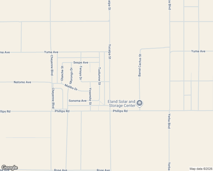 map of restaurants, bars, coffee shops, grocery stores, and more near Yucaipa Street in Kern County