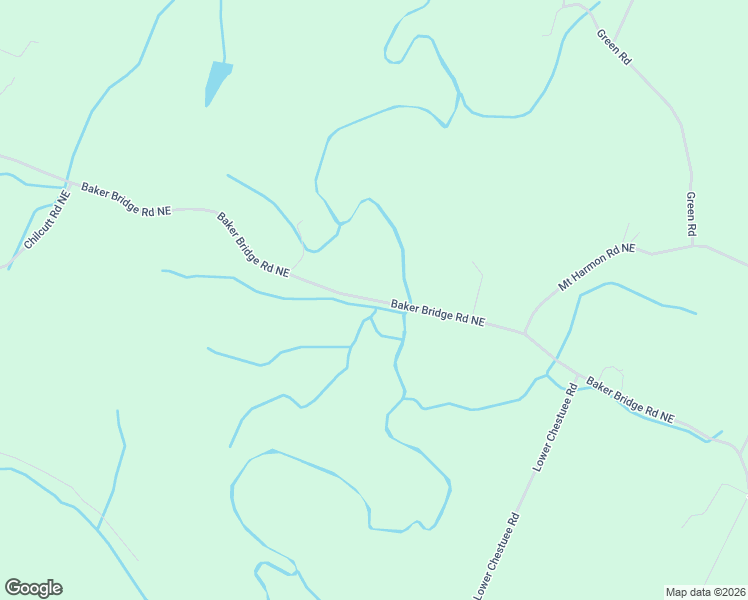 map of restaurants, bars, coffee shops, grocery stores, and more near 684 Baker Bridge Road Northeast in Charleston