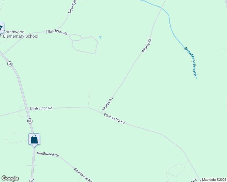 map of restaurants, bars, coffee shops, grocery stores, and more near 862 Whaley Road in Kinston