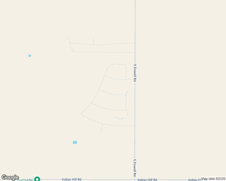 map of restaurants, bars, coffee shops, grocery stores, and more near North Dowell Road in Amarillo