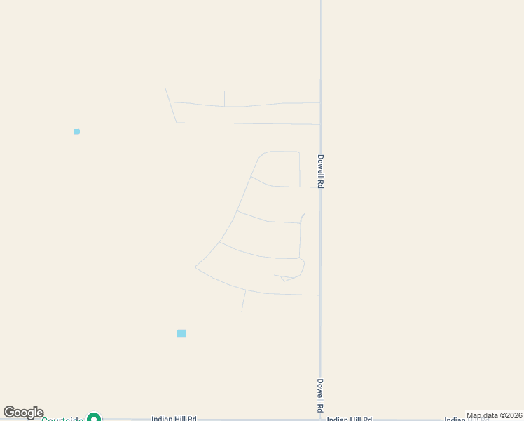 map of restaurants, bars, coffee shops, grocery stores, and more near North Dowell Road in Amarillo