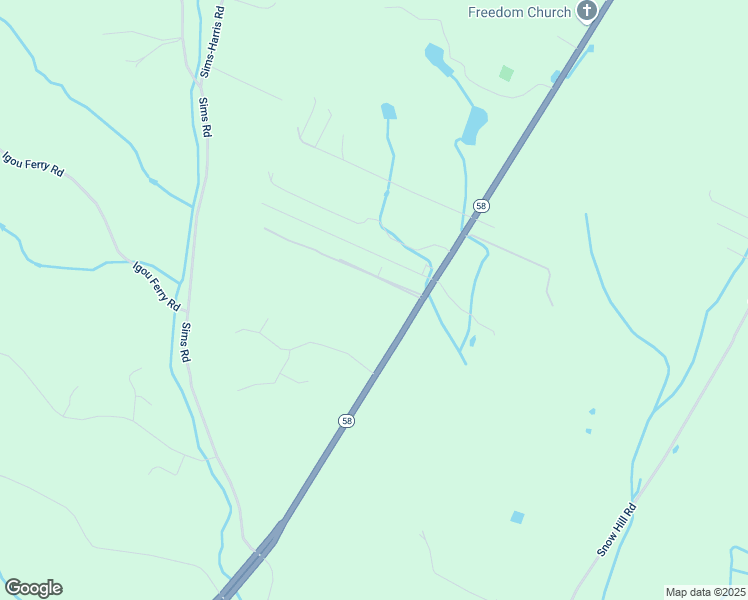 map of restaurants, bars, coffee shops, grocery stores, and more near 9515 Tennessee 58 in Ooltewah