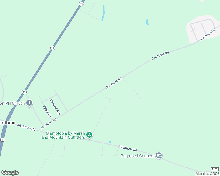 map of restaurants, bars, coffee shops, grocery stores, and more near 945 Joe Nunn Road in Kinston