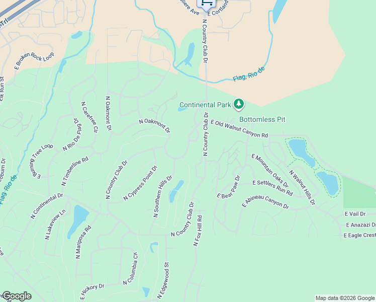 map of restaurants, bars, coffee shops, grocery stores, and more near 2385 North Oakmont Drive in Flagstaff