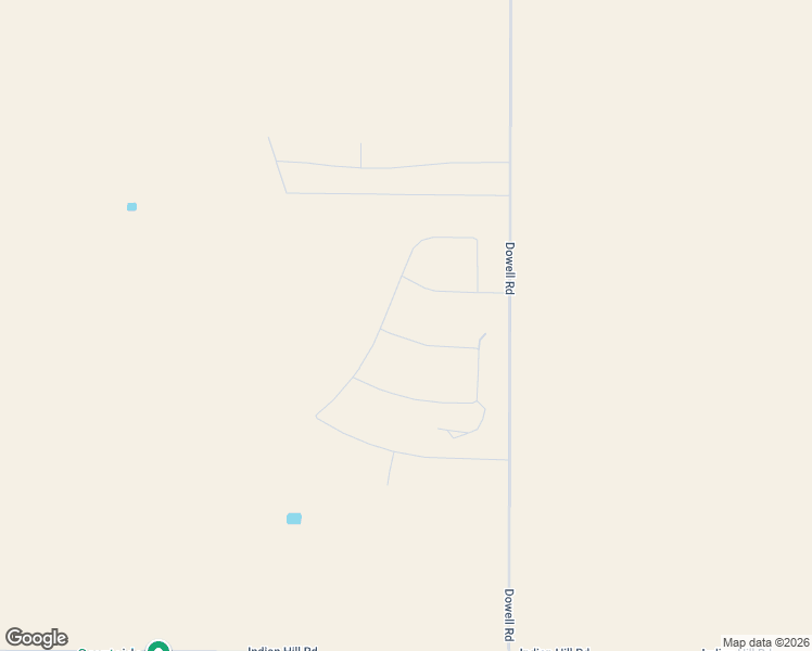 map of restaurants, bars, coffee shops, grocery stores, and more near North Dowell Road in Amarillo