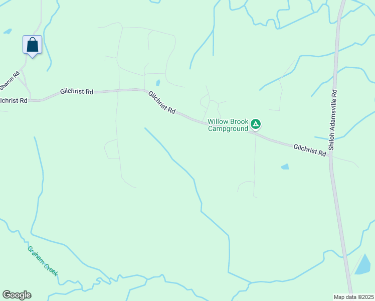 map of restaurants, bars, coffee shops, grocery stores, and more near 749-1287 Gilchrist Road in Adamsville