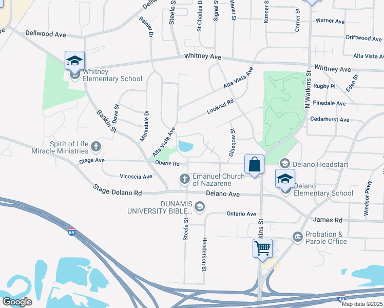 map of restaurants, bars, coffee shops, grocery stores, and more near 2801 Raja Drive in Memphis