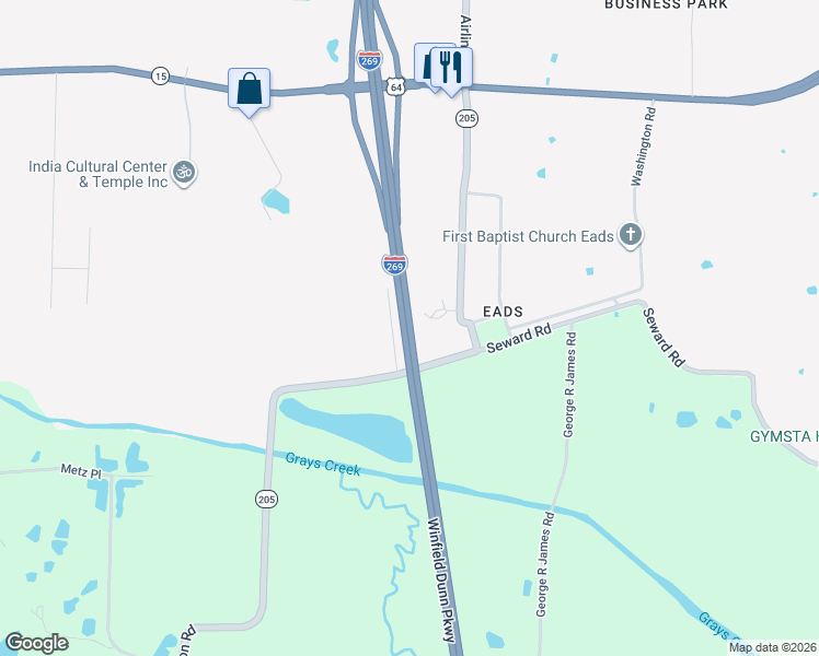 map of restaurants, bars, coffee shops, grocery stores, and more near in 