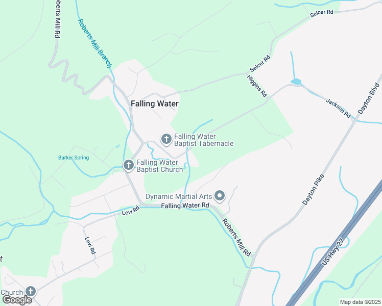 map of restaurants, bars, coffee shops, grocery stores, and more near 508 Jackson Rd in Hixson