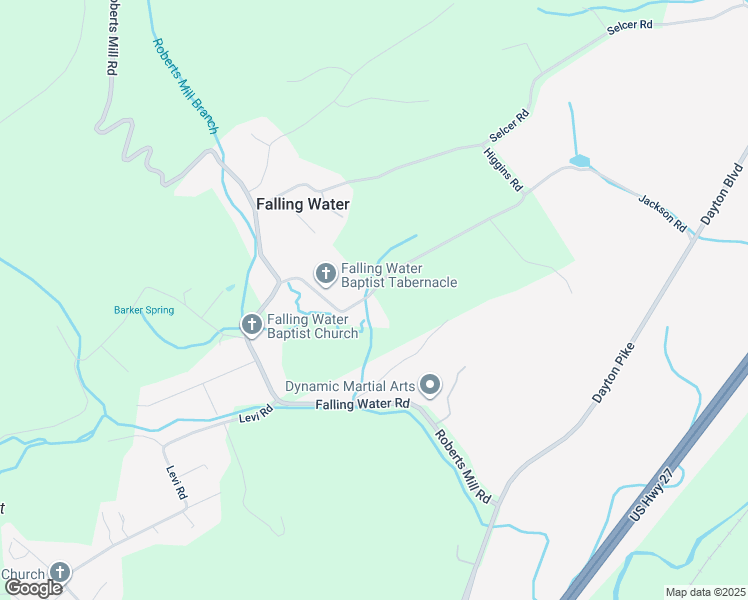 map of restaurants, bars, coffee shops, grocery stores, and more near 508 Jackson Rd in Hixson