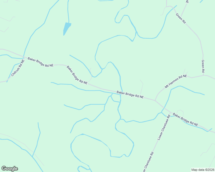 map of restaurants, bars, coffee shops, grocery stores, and more near 684 Baker Bridge Road Northeast in Charleston