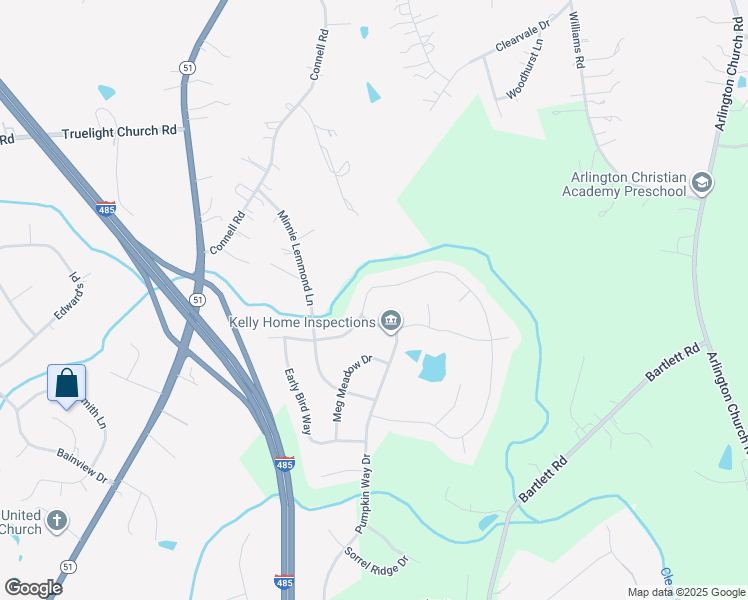map of restaurants, bars, coffee shops, grocery stores, and more near 8605 Raven Top Drive in Mint Hill