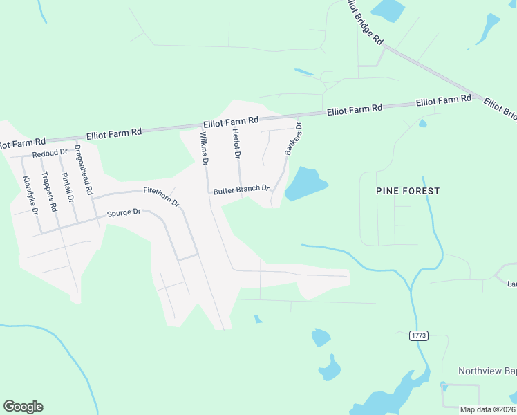 map of restaurants, bars, coffee shops, grocery stores, and more near 7745 Bankers Drive in Fayetteville