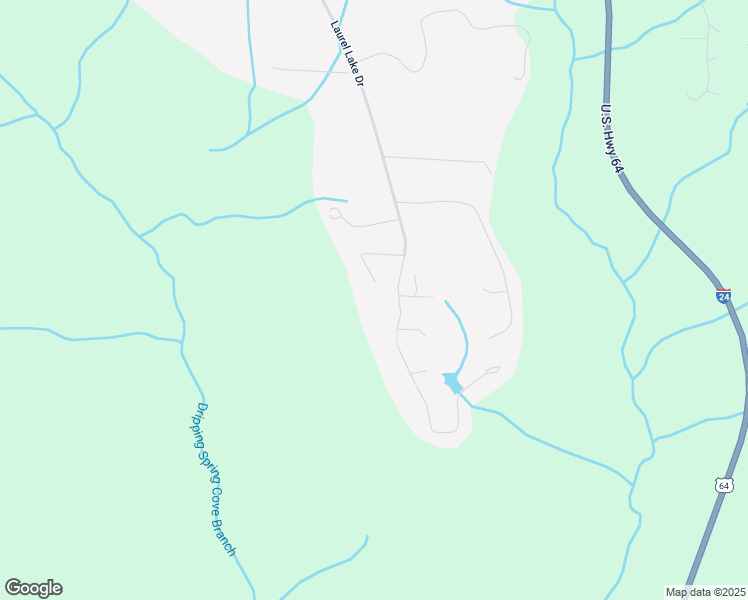 map of restaurants, bars, coffee shops, grocery stores, and more near 1819 Bear Court in Monteagle