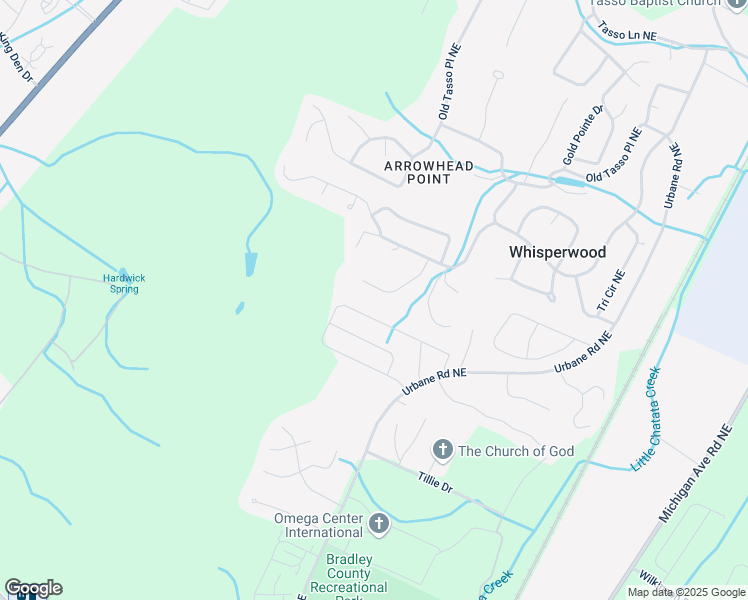 map of restaurants, bars, coffee shops, grocery stores, and more near 182 West Meadows Lane Northeast in Cleveland