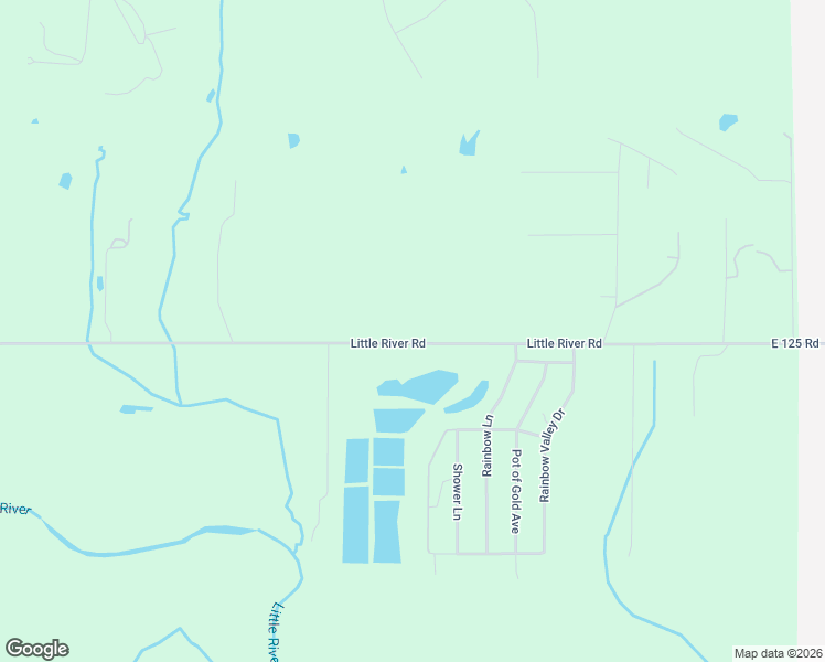 map of restaurants, bars, coffee shops, grocery stores, and more near E125 Road in Tecumseh