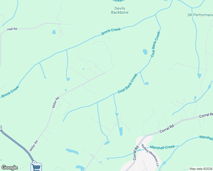 map of restaurants, bars, coffee shops, grocery stores, and more near 916 Miller Road in Signal Mountain