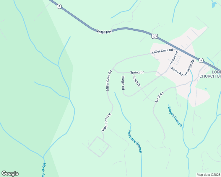 map of restaurants, bars, coffee shops, grocery stores, and more near 737 Miller Cove Road in Signal Mountain