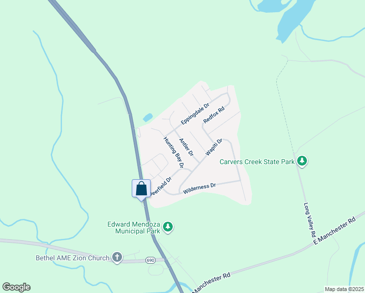 map of restaurants, bars, coffee shops, grocery stores, and more near 3315 Antler Drive in Spring Lake