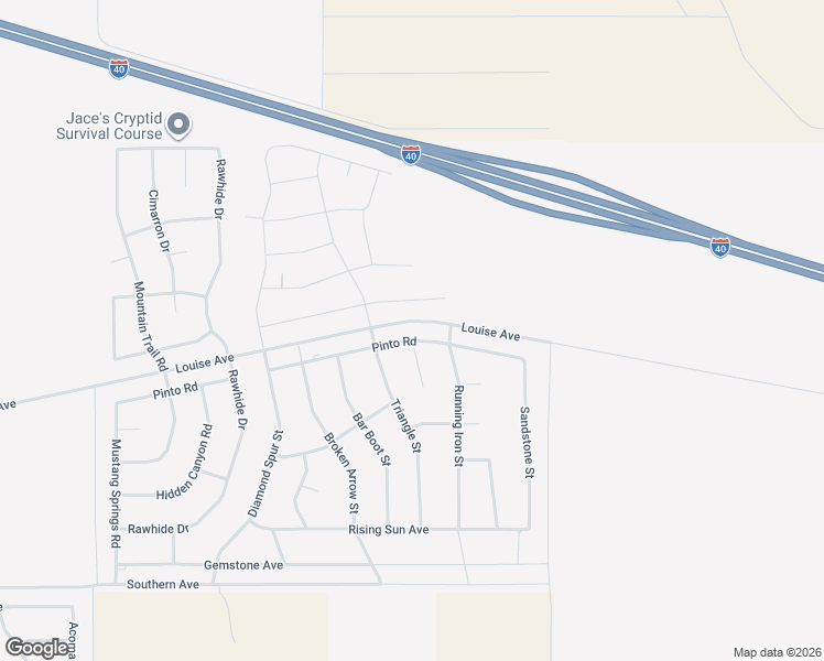 map of restaurants, bars, coffee shops, grocery stores, and more near 2771 Pinto Circle in Kingman