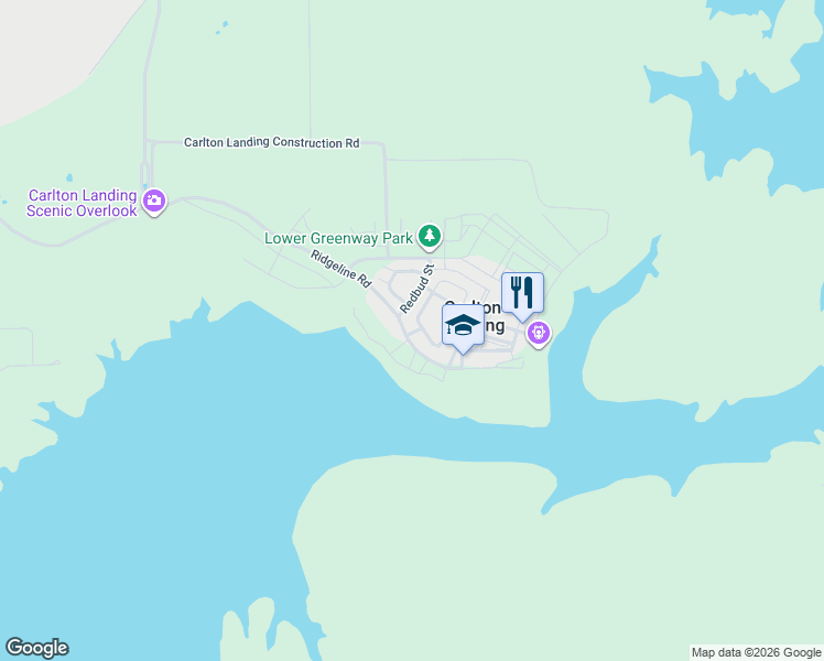 map of restaurants, bars, coffee shops, grocery stores, and more near Unnamed Road in Canadian