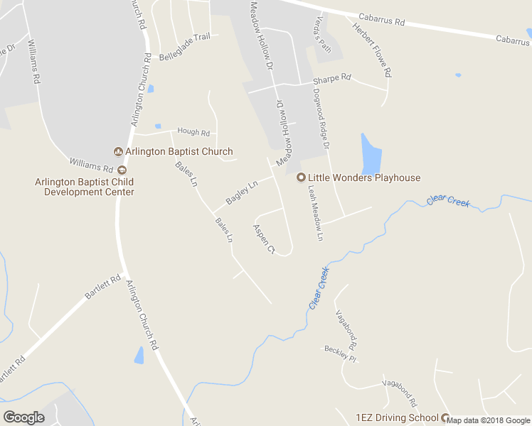 map of restaurants, bars, coffee shops, grocery stores, and more near 15270 Aspen Court in Charlotte