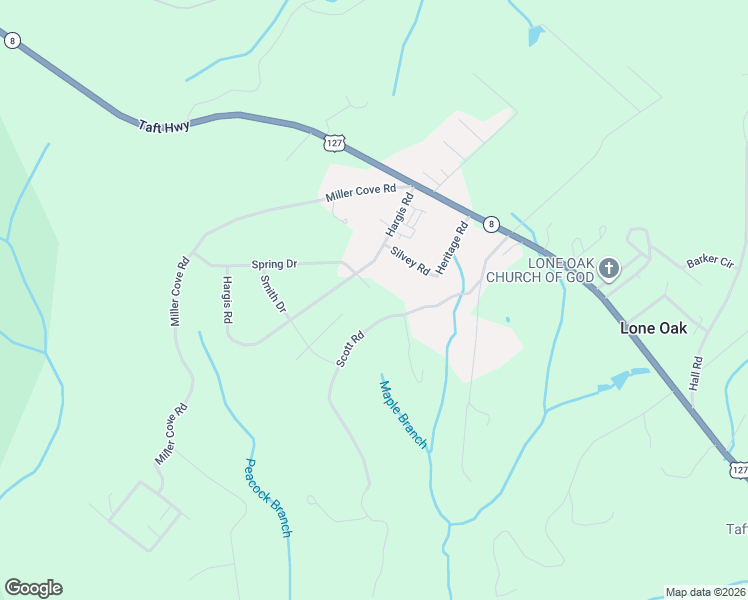 map of restaurants, bars, coffee shops, grocery stores, and more near 460 Spring Drive in Signal Mountain