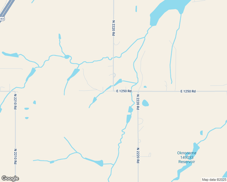 map of restaurants, bars, coffee shops, grocery stores, and more near East 1250 Road in Rocky