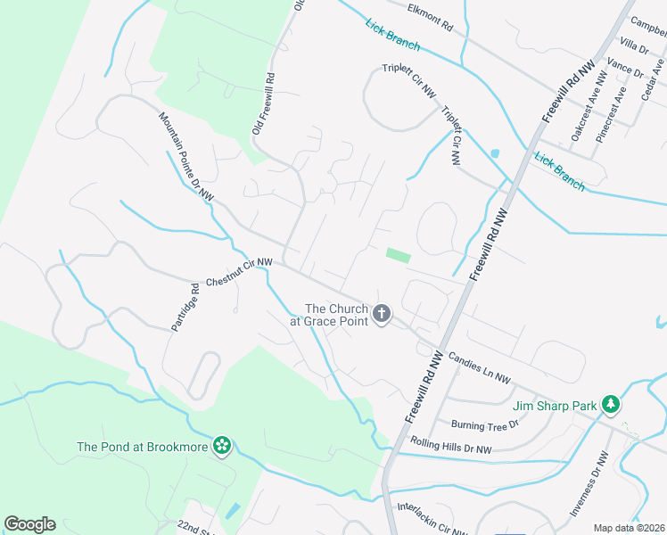 map of restaurants, bars, coffee shops, grocery stores, and more near 2810 Old Freewill Road in Cleveland