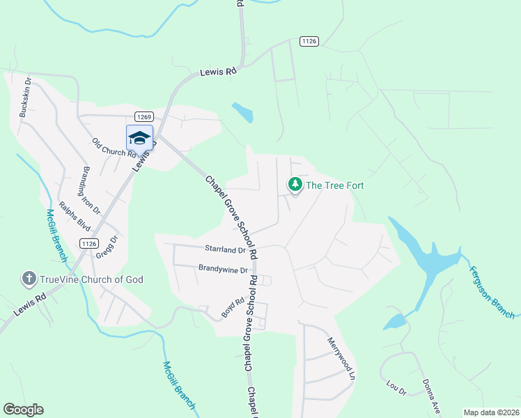 map of restaurants, bars, coffee shops, grocery stores, and more near 3100 Hollywood Drive in Gastonia