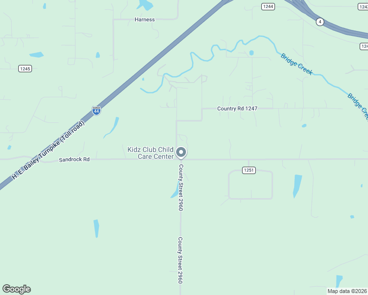 map of restaurants, bars, coffee shops, grocery stores, and more near 1287 County Street 2960 in Blanchard