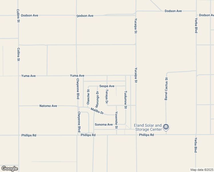 map of restaurants, bars, coffee shops, grocery stores, and more near Sespe Avenue in Kern County