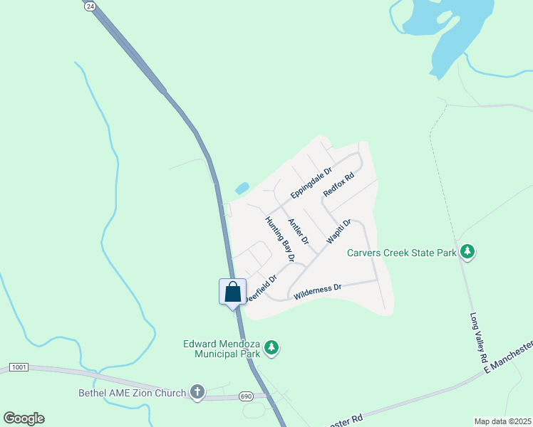 map of restaurants, bars, coffee shops, grocery stores, and more near 3333 Hunting Bay Drive in Spring Lake