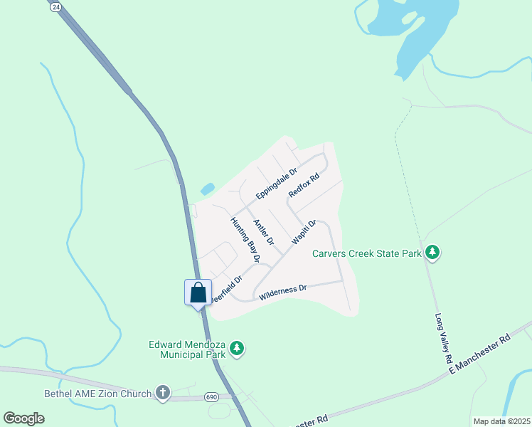 map of restaurants, bars, coffee shops, grocery stores, and more near 3317 Hedgemoor Circle in Spring Lake