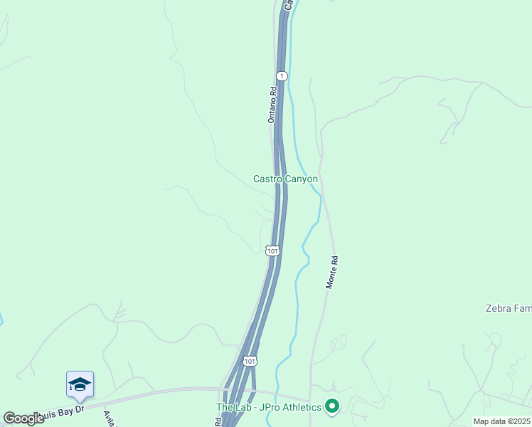 map of restaurants, bars, coffee shops, grocery stores, and more near 325 David Court in San Luis Obispo