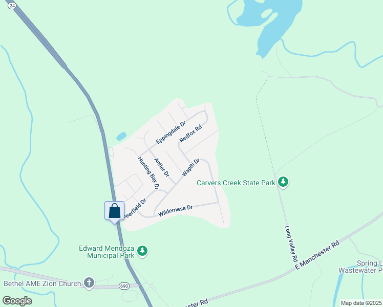 map of restaurants, bars, coffee shops, grocery stores, and more near 3304 Arrowhead Road in Spring Lake