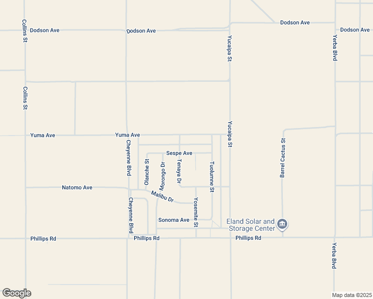 map of restaurants, bars, coffee shops, grocery stores, and more near Sespe Avenue in Kern County