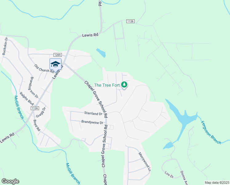 map of restaurants, bars, coffee shops, grocery stores, and more near 169 Wedowee Lane in Gastonia