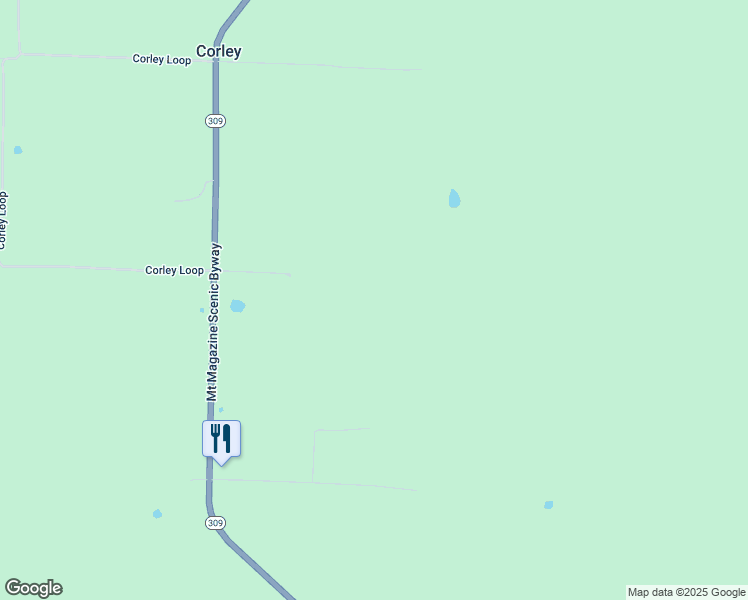 map of restaurants, bars, coffee shops, grocery stores, and more near 10731 Arkansas 309 in Paris