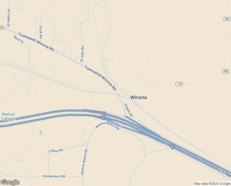 map of restaurants, bars, coffee shops, grocery stores, and more near 13625 Townsend Winona Road in Flagstaff