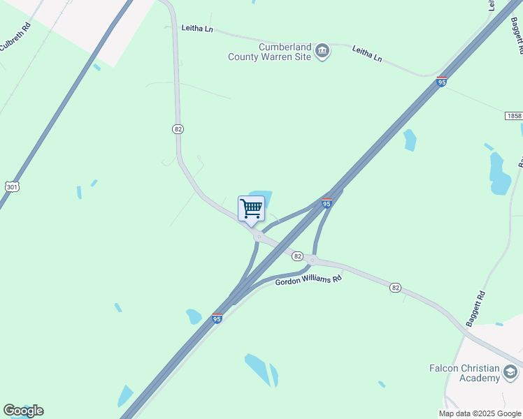 map of restaurants, bars, coffee shops, grocery stores, and more near 8142 Godwin-Falcon Road in Godwin