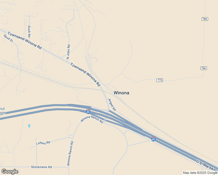 map of restaurants, bars, coffee shops, grocery stores, and more near 13625 Townsend Winona Road in Flagstaff