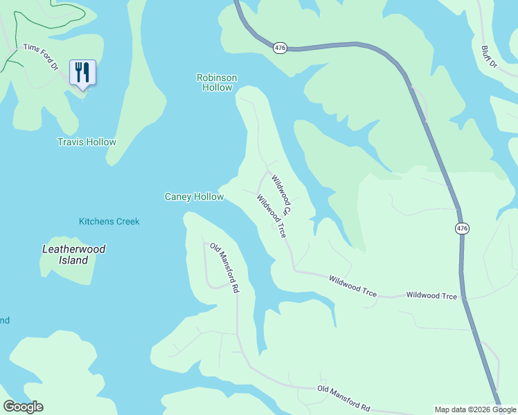 map of restaurants, bars, coffee shops, grocery stores, and more near 869 Wildwood Trace in Winchester