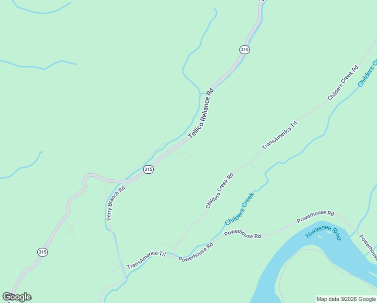 map of restaurants, bars, coffee shops, grocery stores, and more near 962 Tellico Reliance Road in Reliance