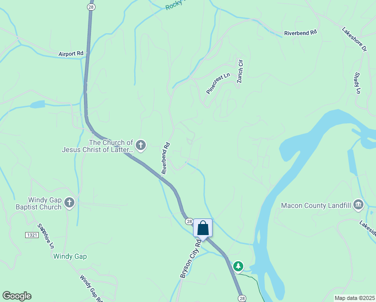 map of restaurants, bars, coffee shops, grocery stores, and more near 199 Rolling Acres Trail in Franklin
