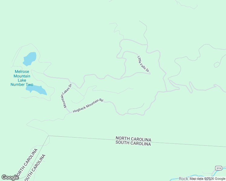 map of restaurants, bars, coffee shops, grocery stores, and more near 545 Summit Road in Tryon