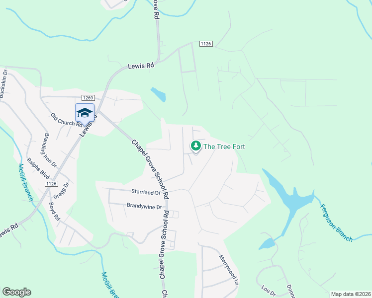 map of restaurants, bars, coffee shops, grocery stores, and more near 169 Wedowee Lane in Gastonia