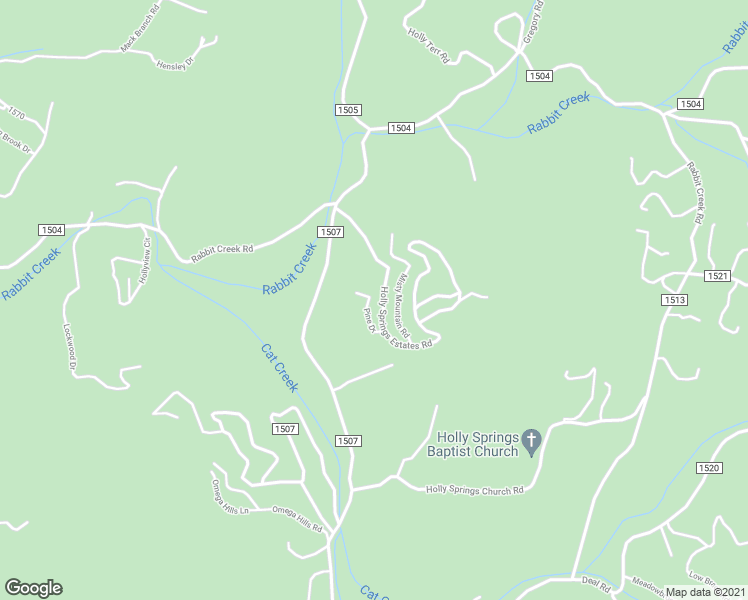 map of restaurants, bars, coffee shops, grocery stores, and more near 267 Holly Springs Estates Road in Franklin